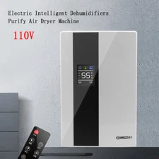 2.2L Dehumidifier for Basement Bedroom Intelligent Dehumidifier with Drain Hose