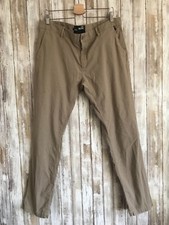 575 LOVE MOSCHINO Men's Cargo Zipper Pockets Beige Cotton Pants 46 48 40 56