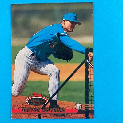Trevor Hoffman 1993 Topps Stadium Club Card #451 MLB Florida Marlins
