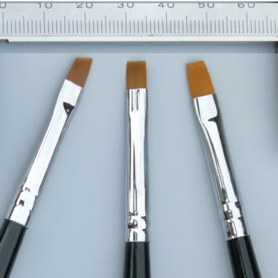 Ein UV-Gel Pinsel Gerade Gr.4 für Naildesign Gelpinsel sw