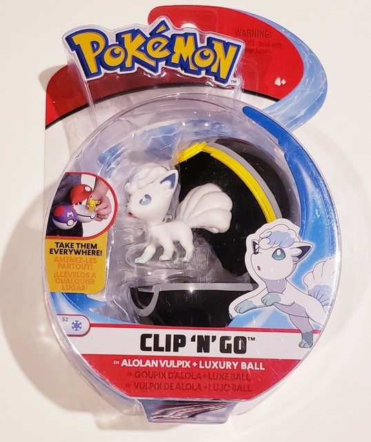 Pokemon Clip N Go Season 2 Alolan Vulpix Luxury Ball Wicked Cool Toys for sale online | eBay