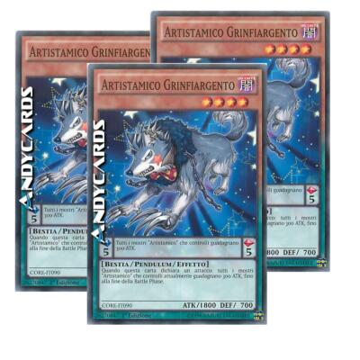 3x ARTISTAMICO GRINFIARGENTO   (Performapal Silver Claw)   Common   CORE IT090