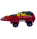 Hot Wheels Space Racer M-8 Rescue Vehicle Red Diecast Toy Car Vintage 1978