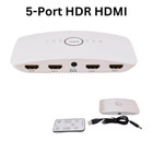 5 Port HDMI Switch Splitter 4K Switcher Hub for HDTV DVD PS3 + IR Remote