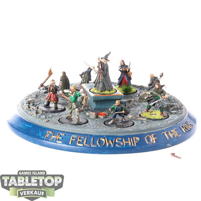 HdR Figuren - Gut - 9x Fellowship of the Ring - Balin's Tomb Diorama - bemalt