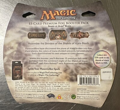 mtg 2010 booster box MTG Shards of Alara Block Premium Foil Booster