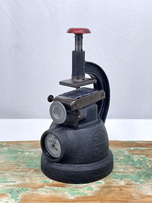 Antique Punch Clock Automatic Time Stamp, Working 24 Hour Clock ATS Co / Simplex