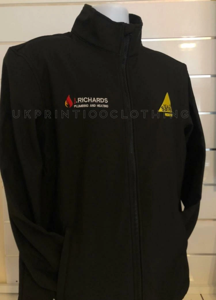 Gas Safe Softshell Jacket | Gas Safety Embroidered Logo | Custom Workwear |