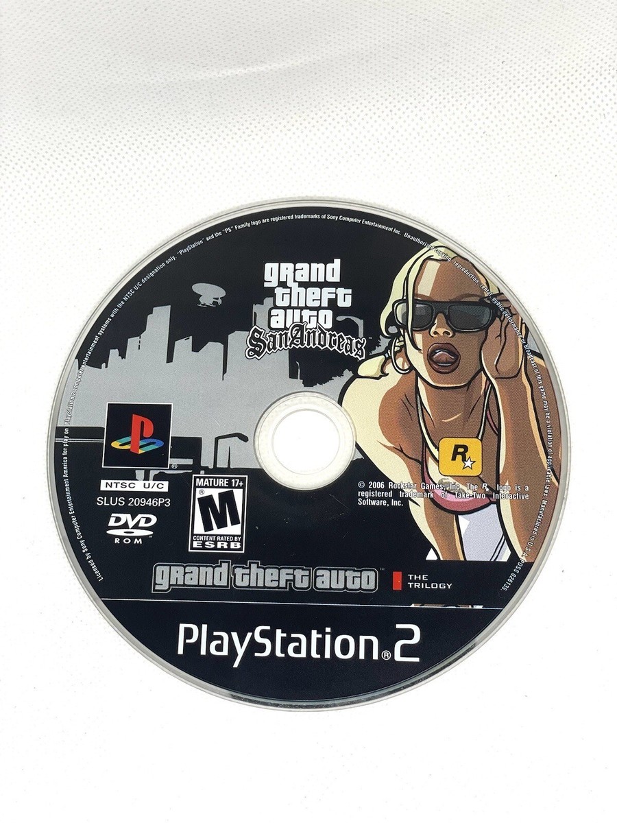 Grand Theft Auto San Andreas The Trilogy PS2 PlayStation 2 Video 