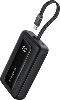 Anker Zolo Powerbank 10000mAh 30W High-Speed portables Ladegerät mit USB-C Kabel