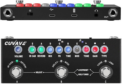 Cube Baby Multi Effects Guitar Pedal - Delay, Chorus, Phaser, Reverb