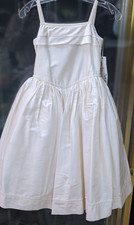 Christie Helene Communion Flower Girl Dress Lisbon Sz 8 Pearl Details, NWT