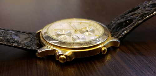 OROLOGIO DA UOMO CITIZEN GN 4W S ALLARME CRONOGRAFO VINTAGE QUARZO - Foto 3 di 11