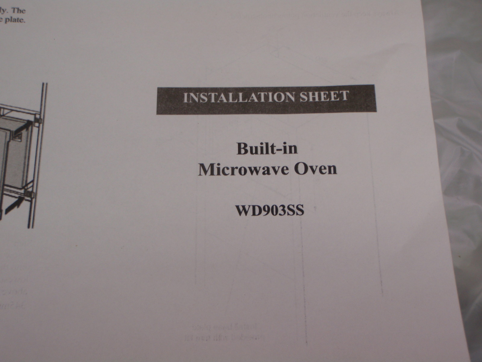 MICROWAVE TRIM KIT TECHNIKA WD903 TT903 STAINLESS STEEL OVEN KITCHEN
