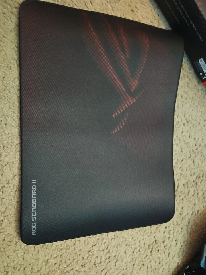 ASUS ROG Scabbard II Gaming mouse pad Red M Black - Image 3 of 3