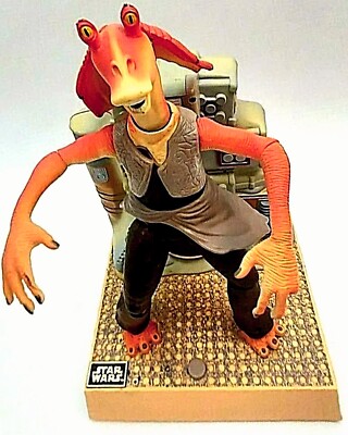 Star Wars 1999 Jar Jar Binks Thinkway Toys Tanz Action Musik & Stimme (Sehr Gut)