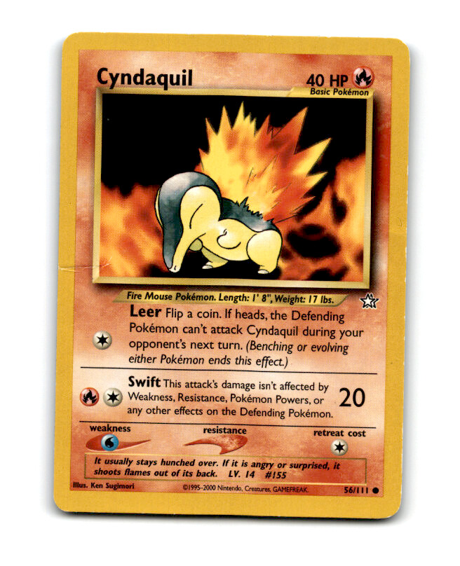Pokemon Neo Genesis - Cyndaquil - 56/111 - Common Unlimited