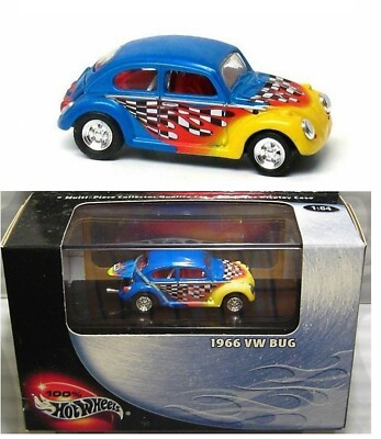 100% HOT WHEELS 1966 CUSTOM VW BUG KÄFER + BOX 2002 - OVP/MOC