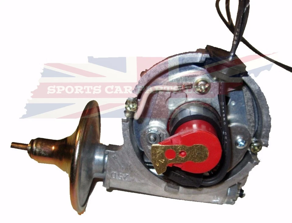 Nuevo Distribuidor Electrónico Completo 25D + Bobina Triumph TR3 TR4 Tierra Positiva Foto 3 de 3