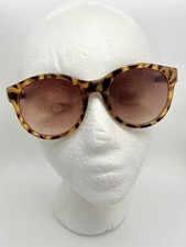 FOSSIL FW99 Round Tortoise Shell Sunglasses Gradient Lens