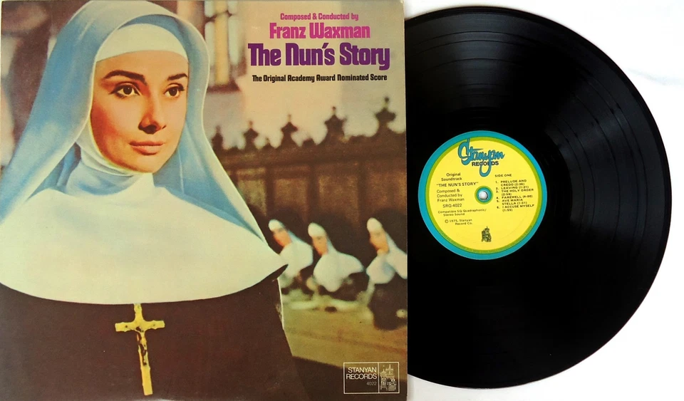FRANZ WAXMAN-The Nun's Story-Soundtrack LP 1975 USA Quadrophonic-SRQ 4022 - Image 2 of 3