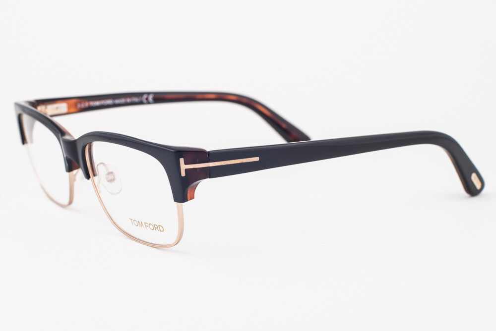 Tom Ford 5307 005 Black Gold Havana Eyeglasses TF5307 005 Tom Ford 5307 005 Black Gold Havana Eyeglasses TF5307 005