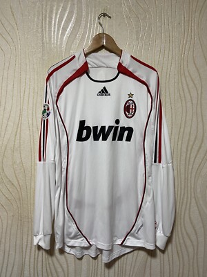 MILAN 2006 2007 AWAY SHIRT JERSEY LONG SLEEVE PLAYER ISSUE