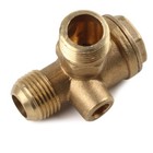 Pure Copper 3-Way Air Compressor Check Valves Male Threaded Non-Return Valves