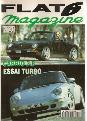 FLAT 6 50 PORSCHE 993 TURBO 408PS 993 GT2 911 E 2.4 356 A 1600 CABRIOLET 1959