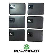 Lot of 6 Pcs WD Easystore Black 2TB External USB 3.2 Gen 1 Portable Hard Drive