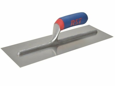 R.S.T. - Plasterers Finishing Trowel Stainless Steel Softgrip Handle 13in x 5in 