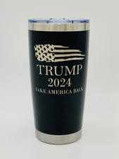 MAGA Trump 2024 Laser Engraved Insulated Tumbler