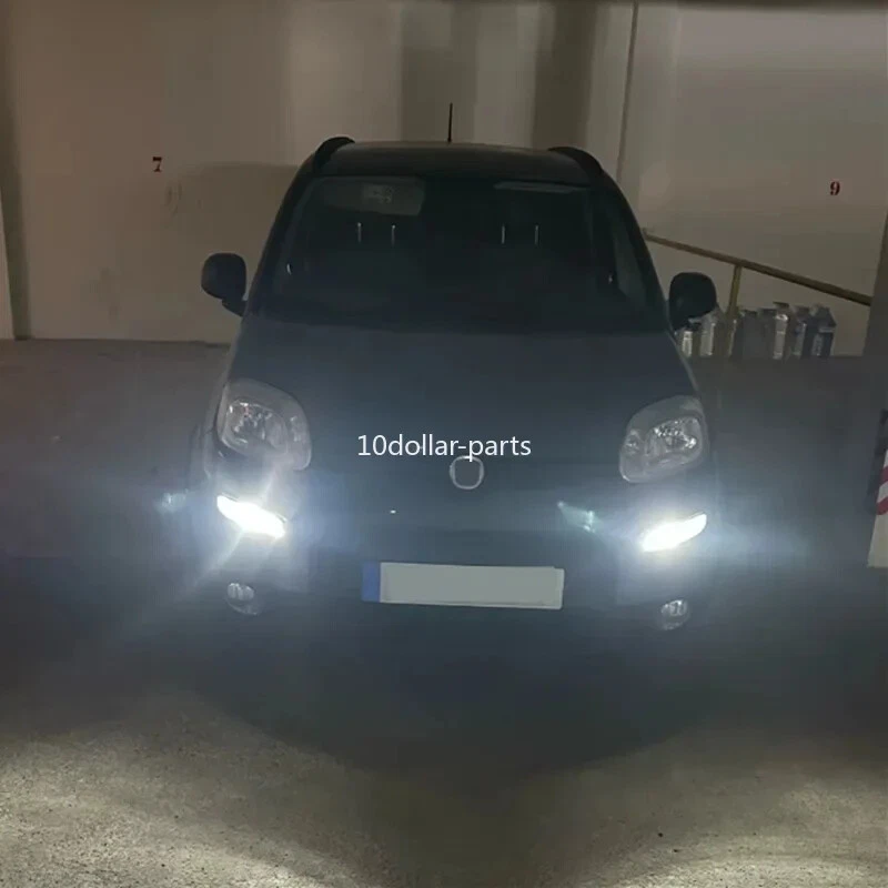 For Fiat Panda MK3 312 2012-2022 2x LED Front Car DRL Daytime Running Light Bulb Foto 2 de 4
