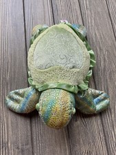 Aurora Sparkling Green Turtle 10 Plush Stuffed Animal Toy