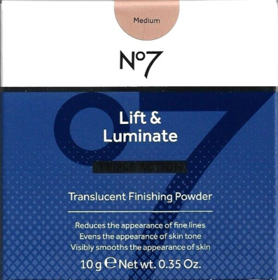 No7 Lift & Luminate Triple Action Translucent Finishing Powder 0.35 oz