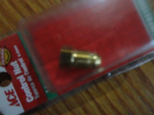 Lot of 5 Ace 1/4" Brass Compression CONTROL NUT .25" 6.4mm 5 Pack - Picture 4 of 6