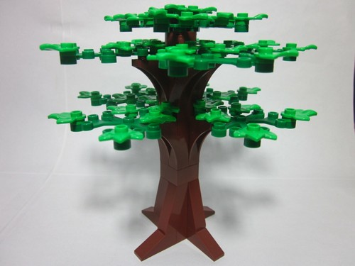 Custom forest tree for with bright green plant plates, new parts, FREE shipping! - Picture 3 of 5