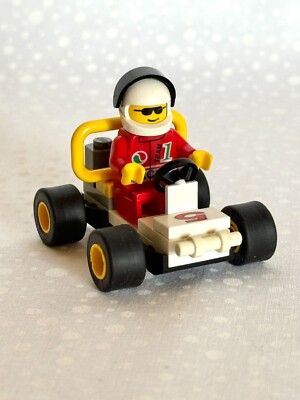 Vintage 1997 Lego Classic Town Race #6406, complete with manual and minifig
