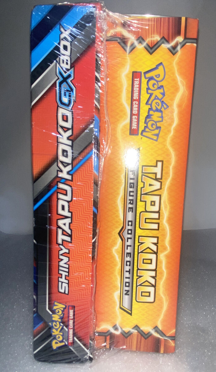 Pokemon TCG Shiny Tapu Koko GX Box Collection Set of 2 Dented Boxes