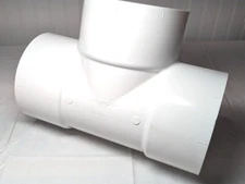 Lasco 6" DWV PVC D2665 Vent Tee  SCH40   D441-060