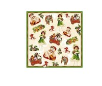 20 Servietten Broste Copenhagen Weihnachten Nostalgic Nikolaus Geschenke 33X33Cm