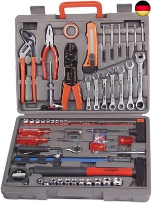 Mannesmann Brüder Werkzeugset 555-tlg., Komplettset mit Zangen, 