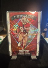 2021 Panini Rookies & Stars - Crusade Jerry Rice #CR-18 Red Wave Prizm