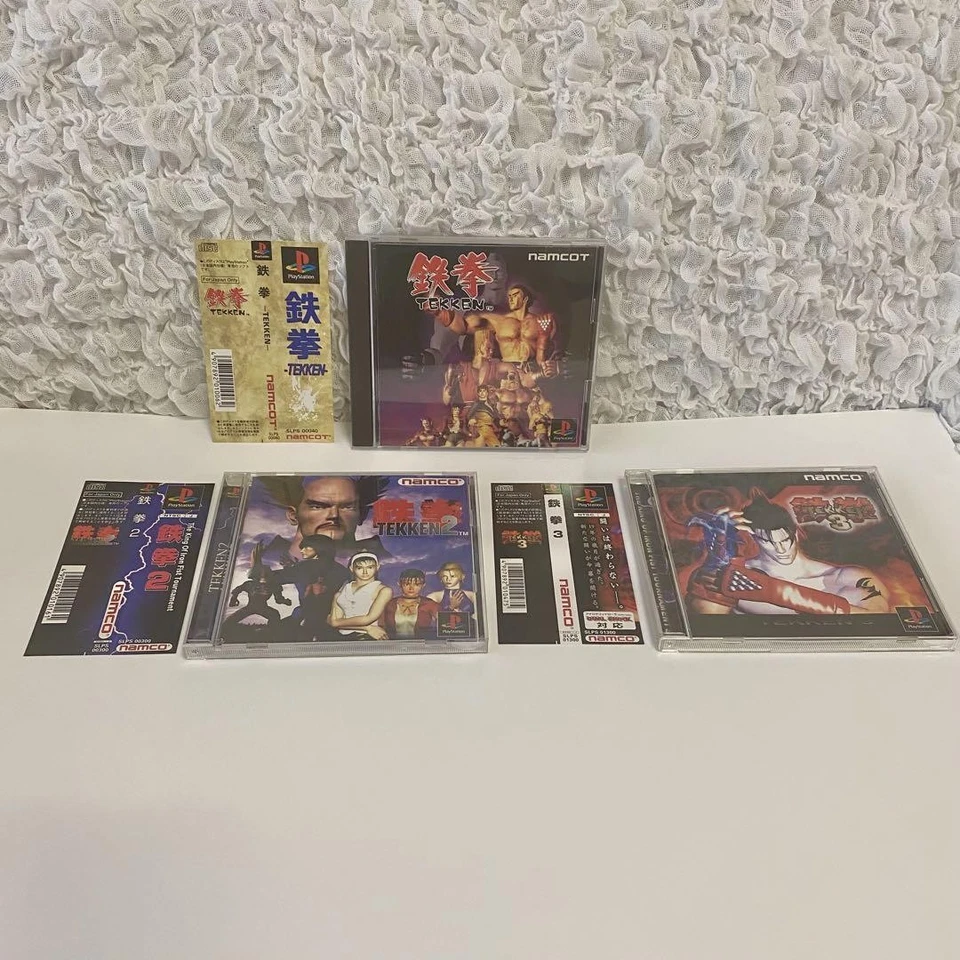 PlayStation Tekken Bundle PS1 Juego de Discos Tekken 1 2 3 con Estuche e Insertos Foto 2 de 4