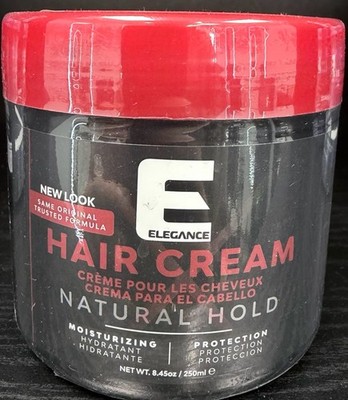 Elegance Hair Cream Moisturizing Protection Natural Hold 8.45 oz / 250 ml