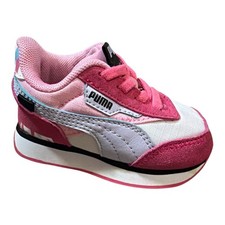 Puma Future Rider Toddler Girls Sneakers Pink White Size 4C
