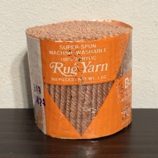 Bucilla Super Spun Pre-Cut Latch Hook Rug Yarn 1oz. Acrylic Vintage Pink