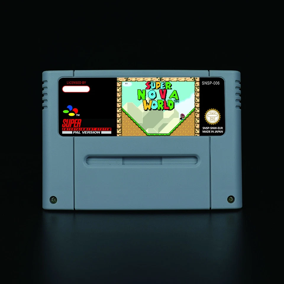 H@CK ROM - Super Mario World - Super Nova World FOR SNES PAL - Bild 1 von 1
