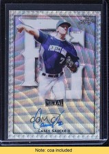 2020 Leaf Perfect Game All-American Classic Metal 1/1 Casey Saucke II Auto 0j81