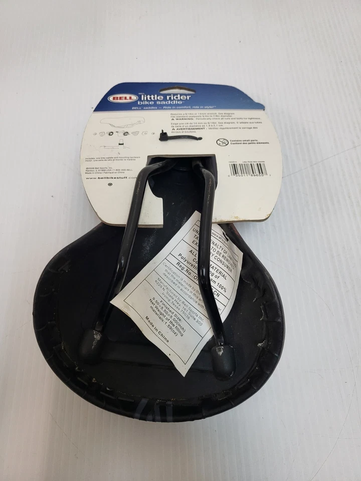 Asiento/sillín de bicicleta Bell Little Rider 200 - negro BMX/Juventud Foto 2 de 2